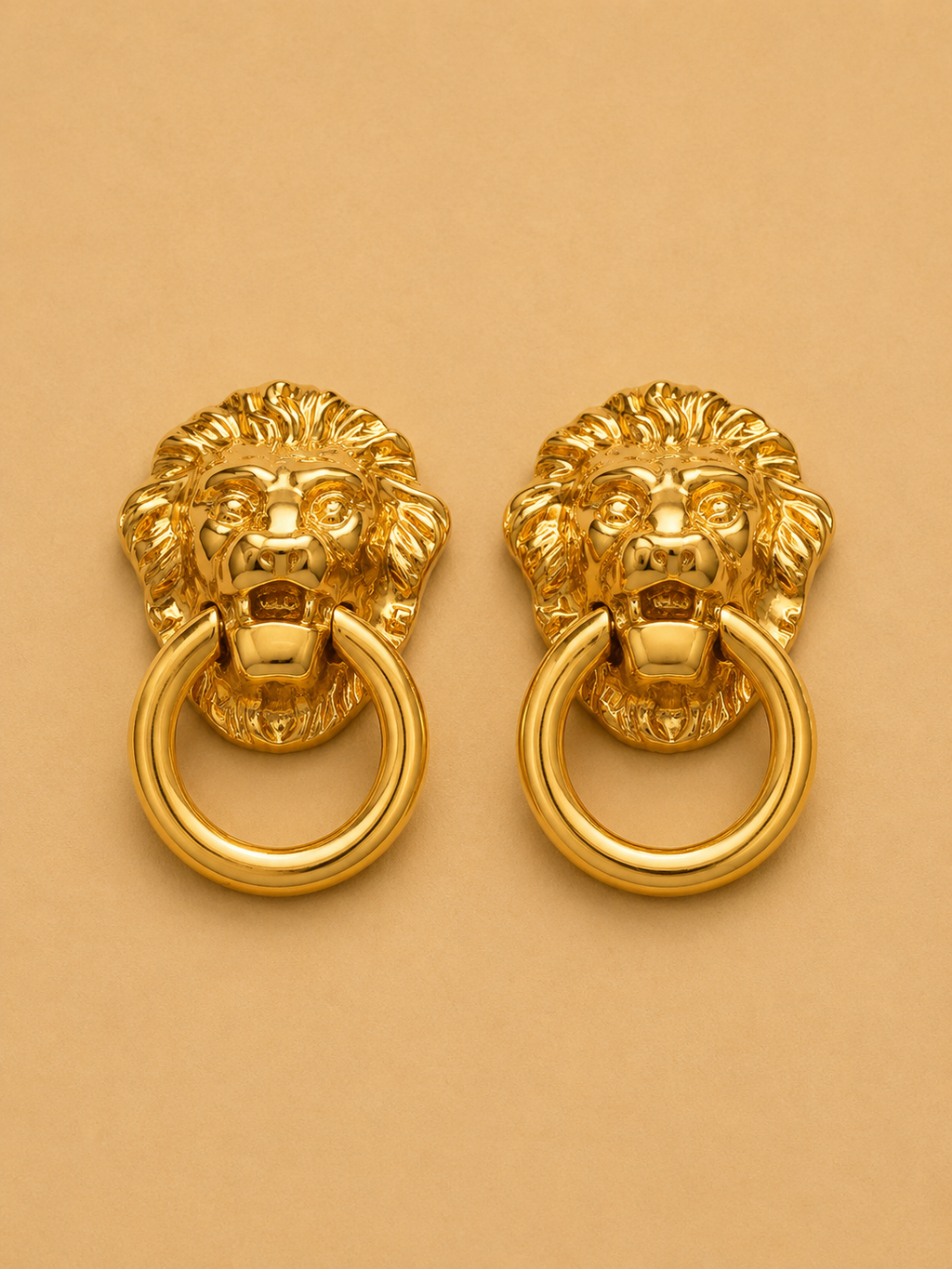 ORECCHINI KENNETH JAY LANE LION HEAD DOORKNOCKED - ANNI 90