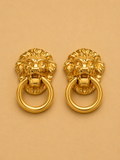 ORECCHINI KENNETH JAY LANE LION HEAD DOORKNOCKED - ANNI 90