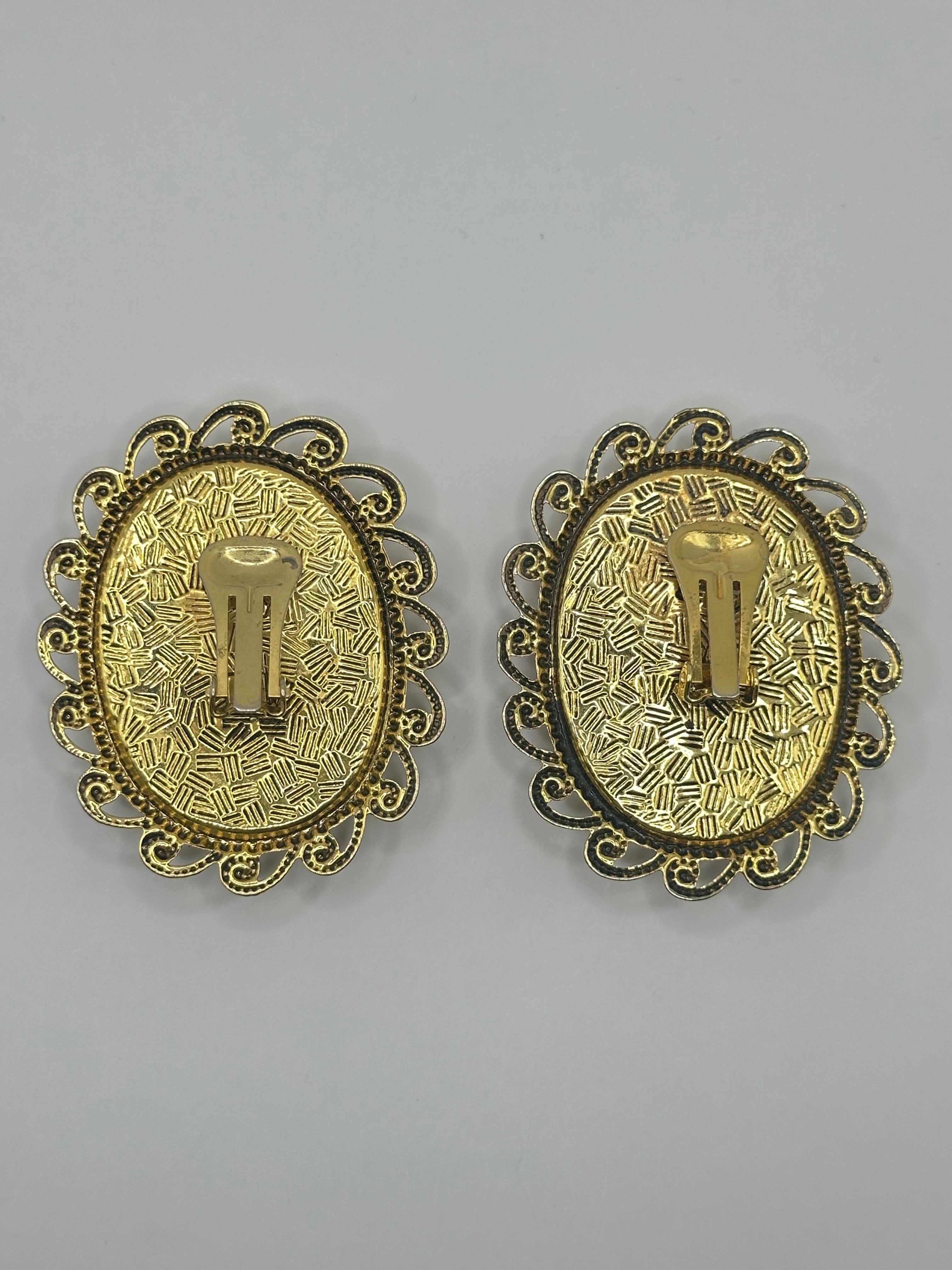 ORECCHINI VINTAGE "ARABESQUE IVORY"