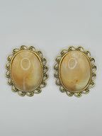 ORECCHINI VINTAGE "ARABESQUE IVORY"