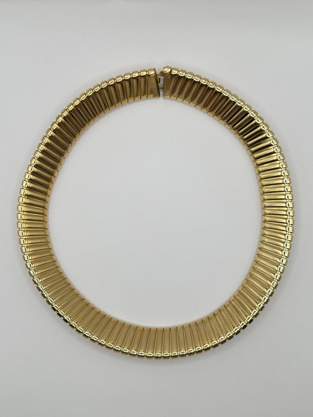 COLLIER VINTAGE TUBOGAS DORATO CLASSICO – GIROCOLLO 40 CM