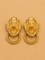ORECCHINI KENNETH JAY LANE LION HEAD DOORKNOCKED - ANNI 90