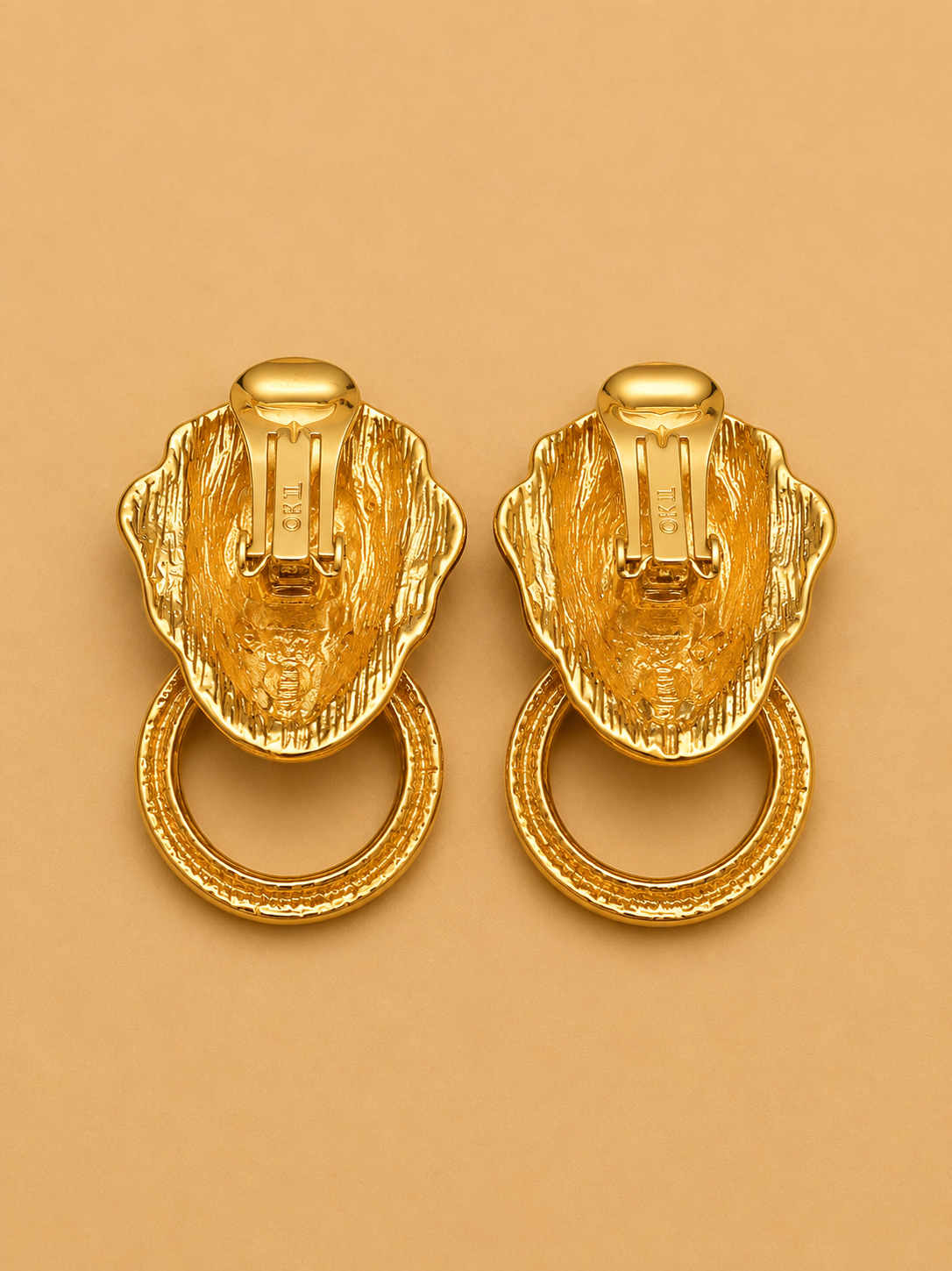 ORECCHINI KENNETH JAY LANE LION HEAD DOORKNOCKED - ANNI 90