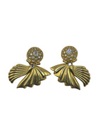 ORECCHINI VINTAGE “ÉVENTAIL DORÉ”