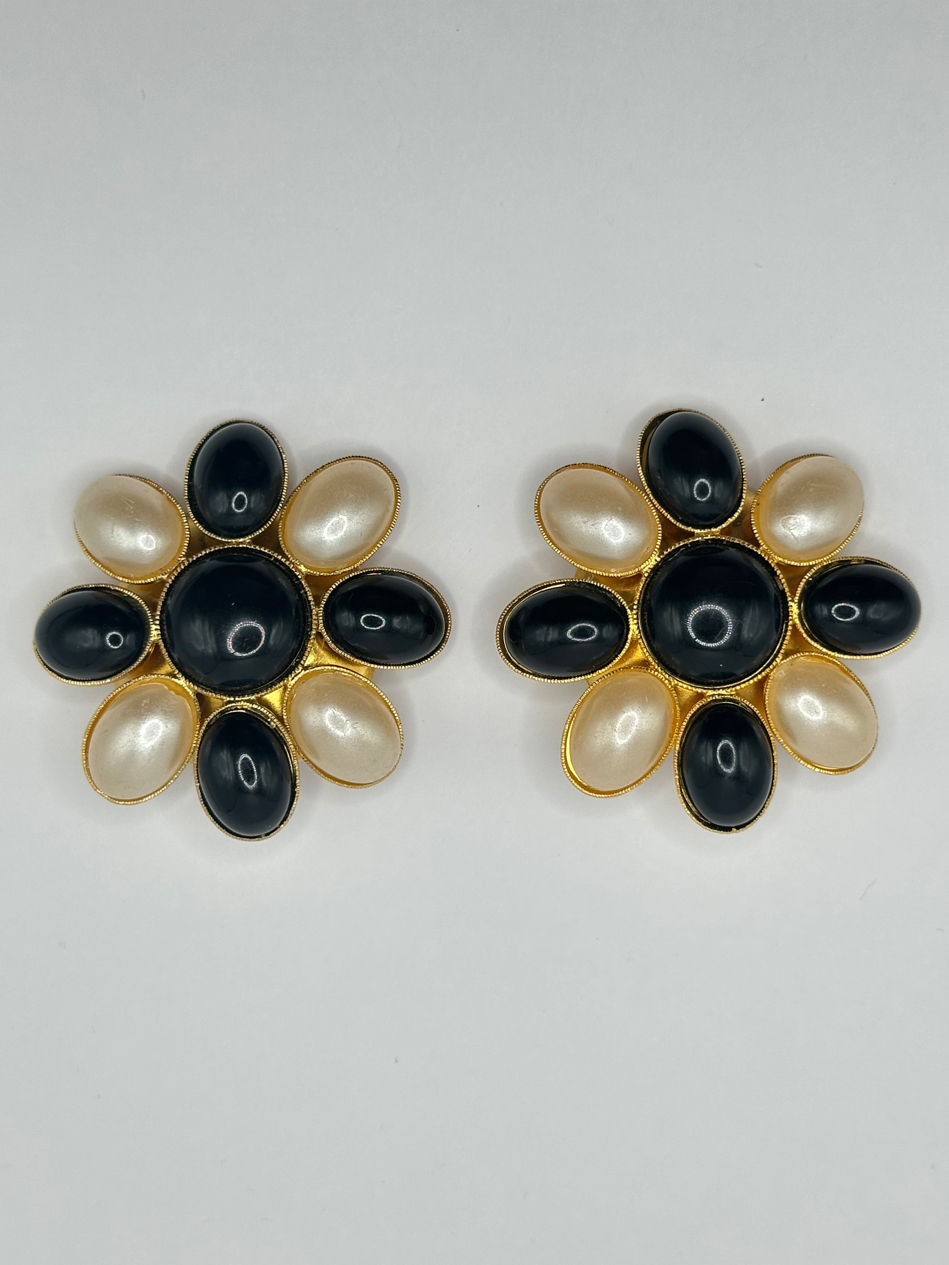 ORECCHINI VINTAGE "MIDNIGHT CAMELIA"