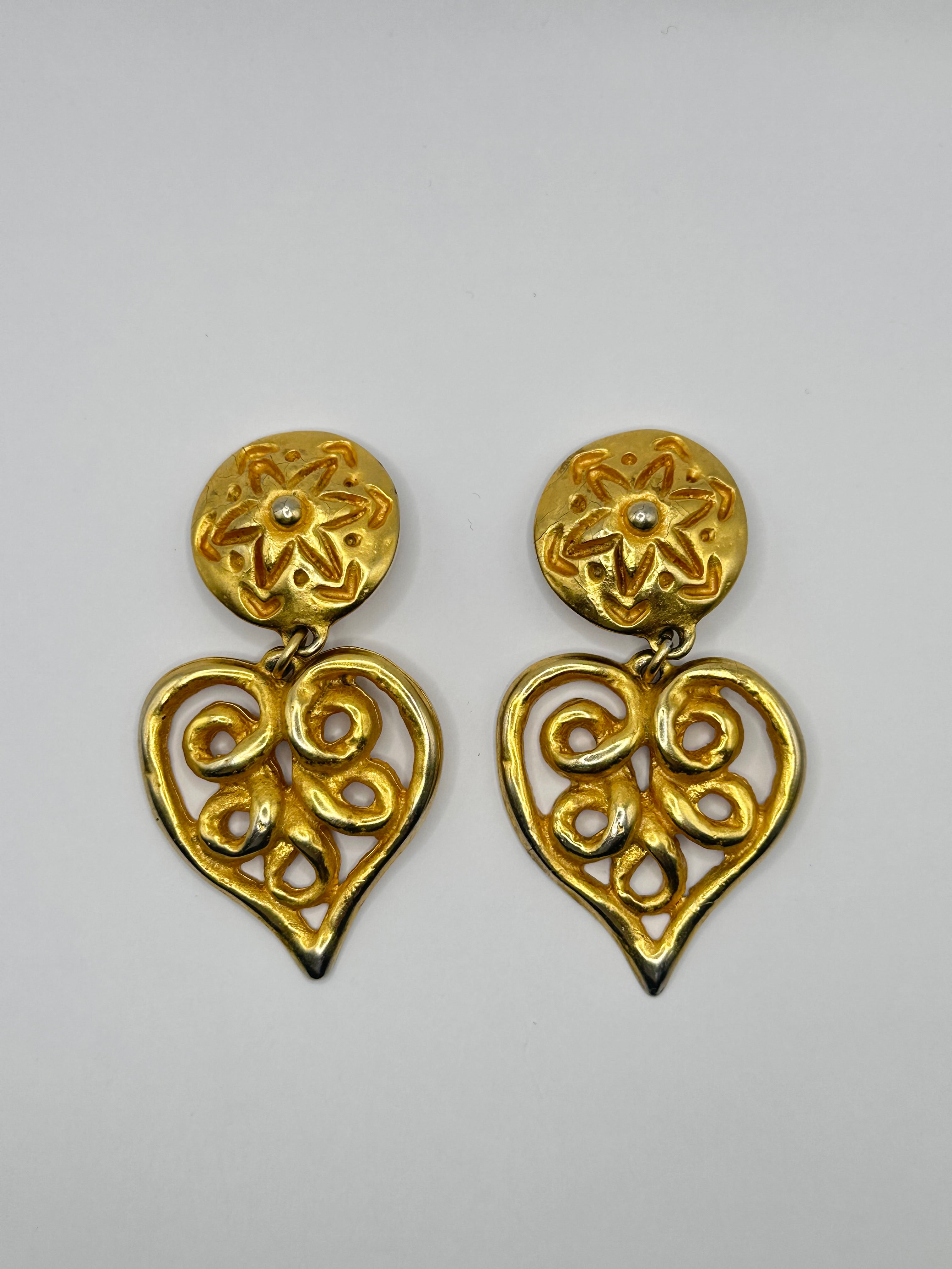 ORECCHINI VINTAGE "CUORE BAROCCO"