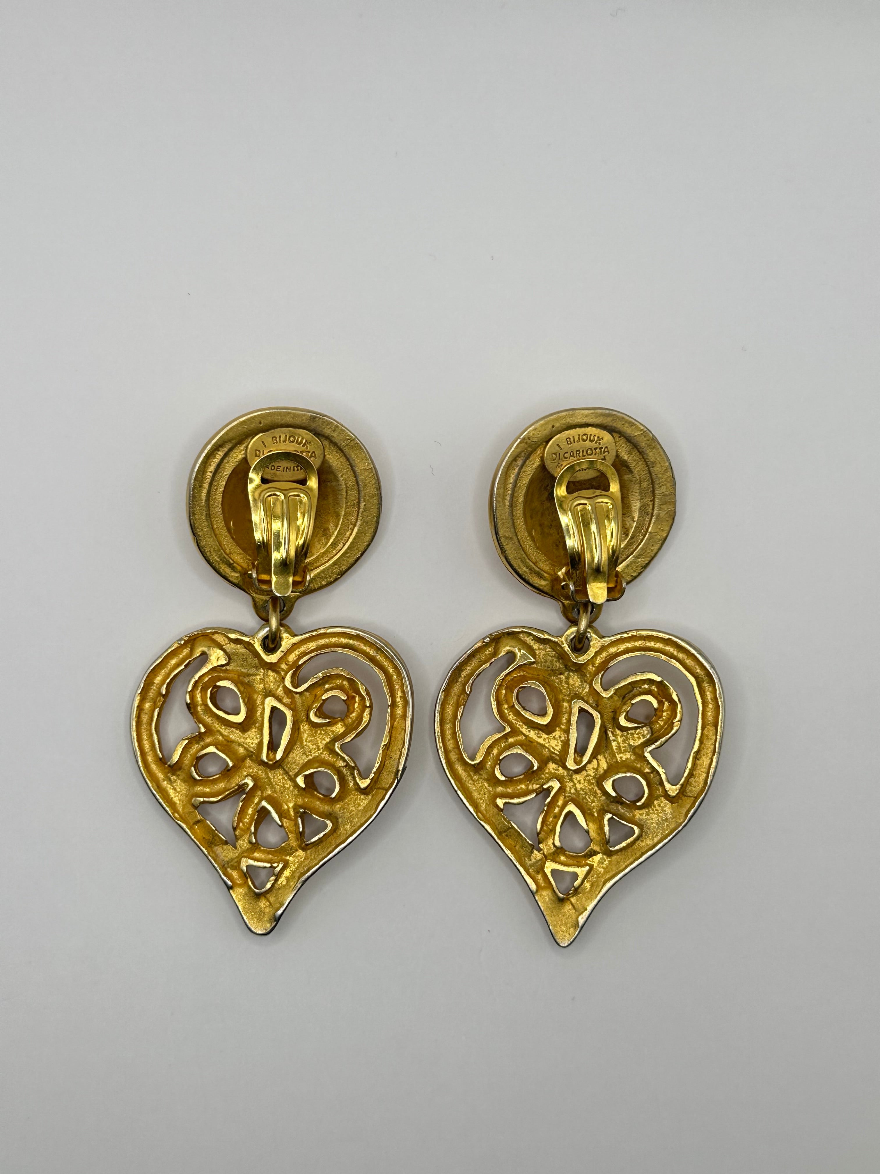 ORECCHINI VINTAGE "CUORE BAROCCO"