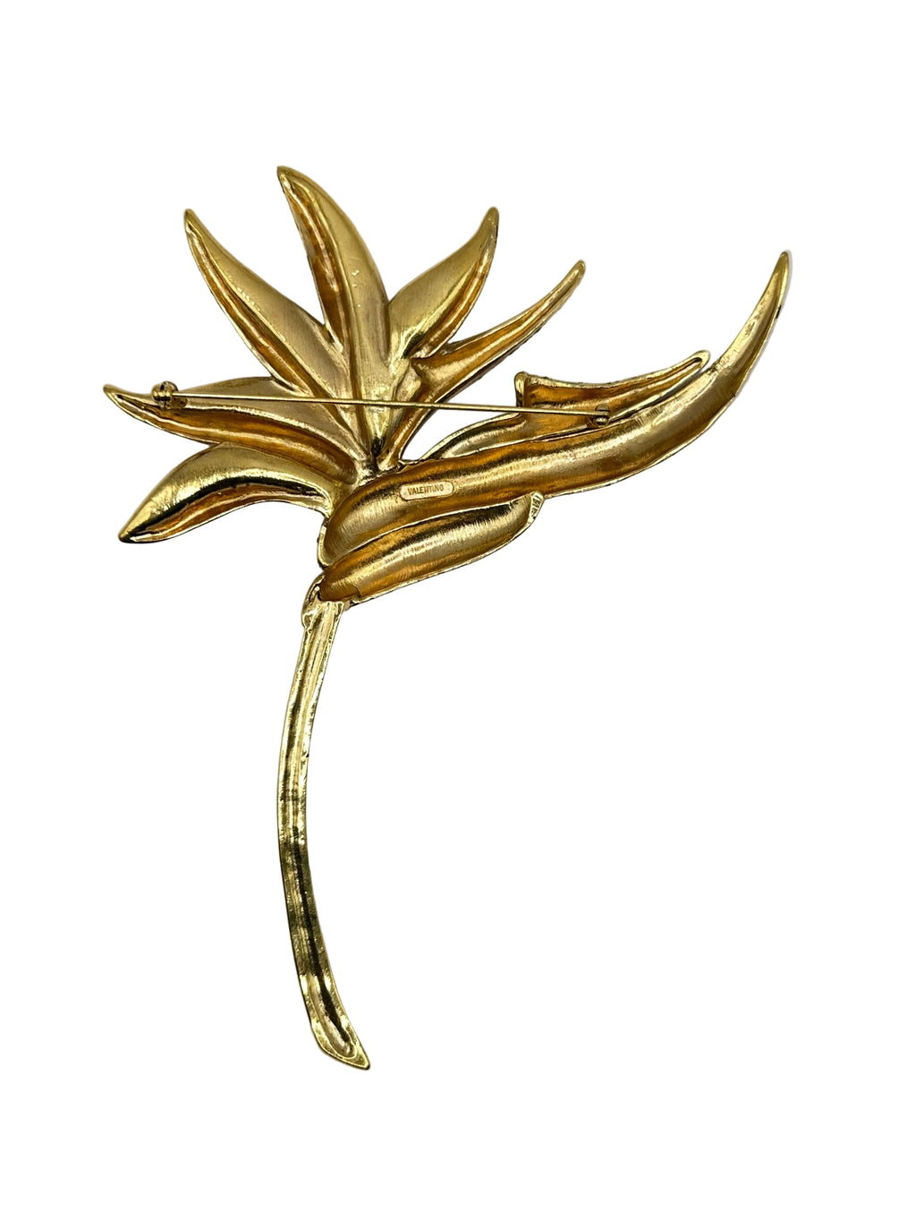 VALENTINO VINTAGE – SPILLA RARA  “BIRD OF PARADISE”
