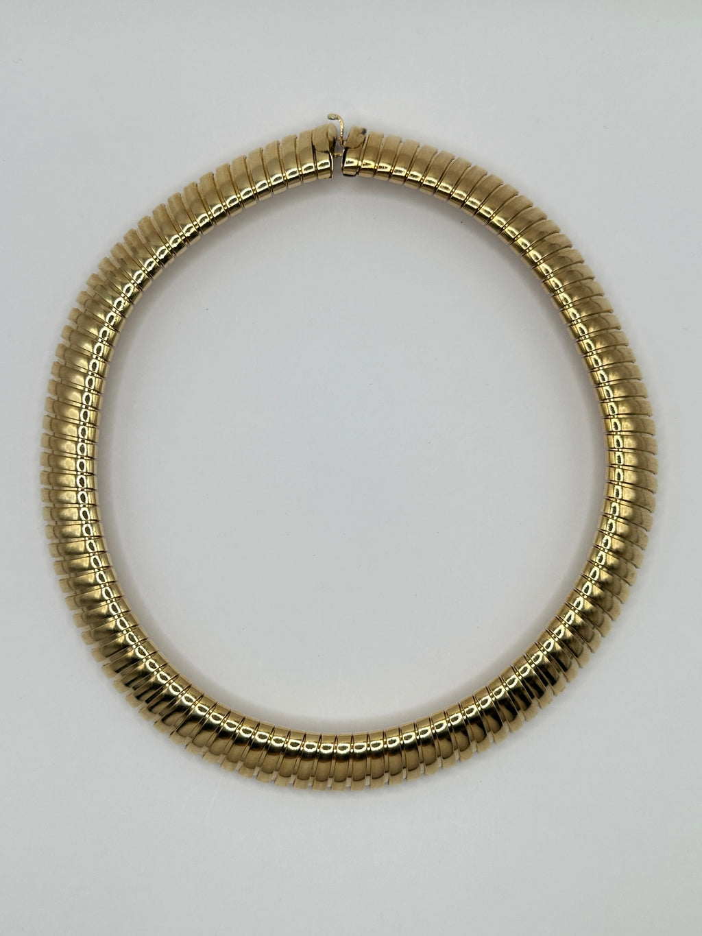 COLLIER VINTAGE TUBOGAS DORATO CLASSICO – GIROCOLLO 40 CM