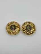 ORECCHINI VINTAGE VOGUE BIJOUX " ROMAN MEDALLION"
