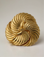 SPILLA VINTAGE BIJOUX CASCIO NODO DORATO A SPIRALE - ANNI     ’80