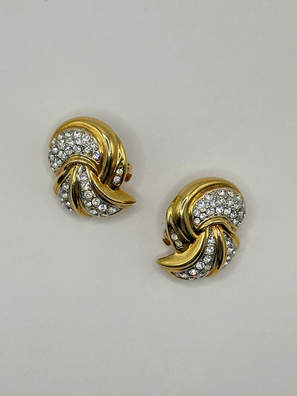 ORECCHINI VINTAGE "CRYSTAL KNOT"