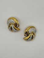 ORECCHINI VINTAGE "CRYSTAL KNOT"