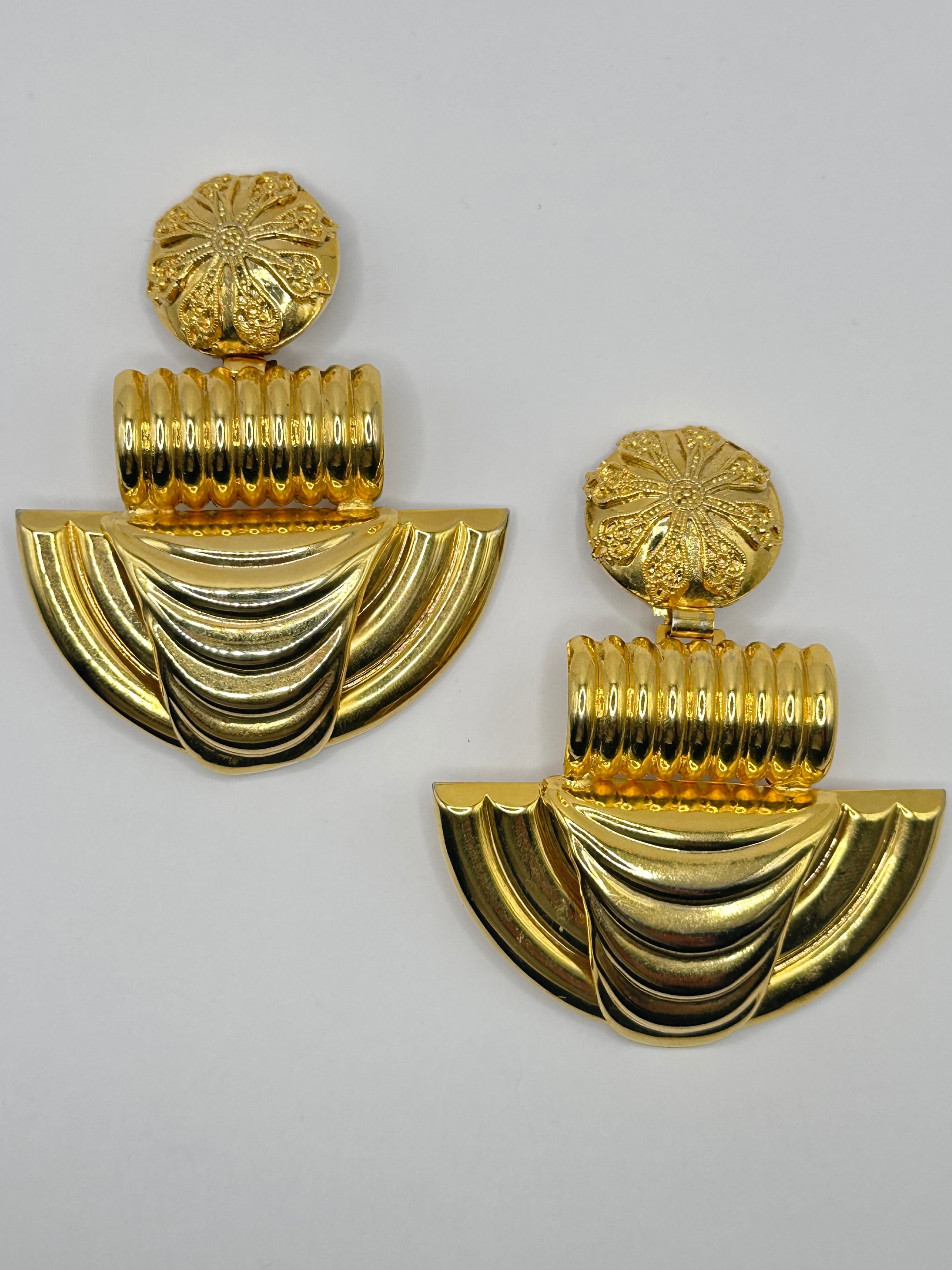 ORECCHINI VINTAGE "DECÓ IMPERIALE"- ANNI 80