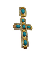 MONO ORECCHINO GUCCI “CROCE TURCHESE” – COLLEZIONE ALESSANDRO MICHELE