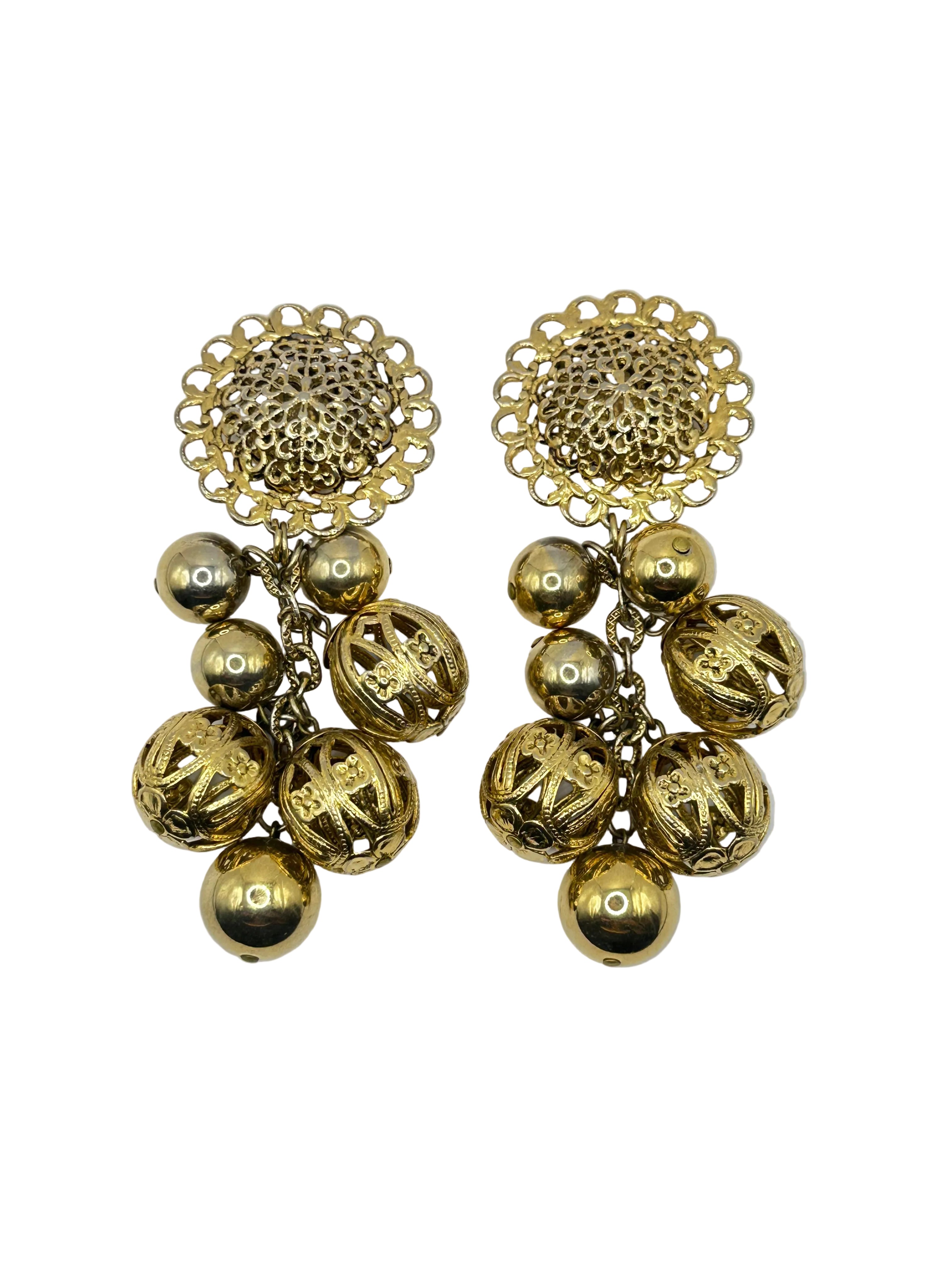 ORECCHINI VINTAGE MARGHERITA BUONANNO “BOULES DORÈE”