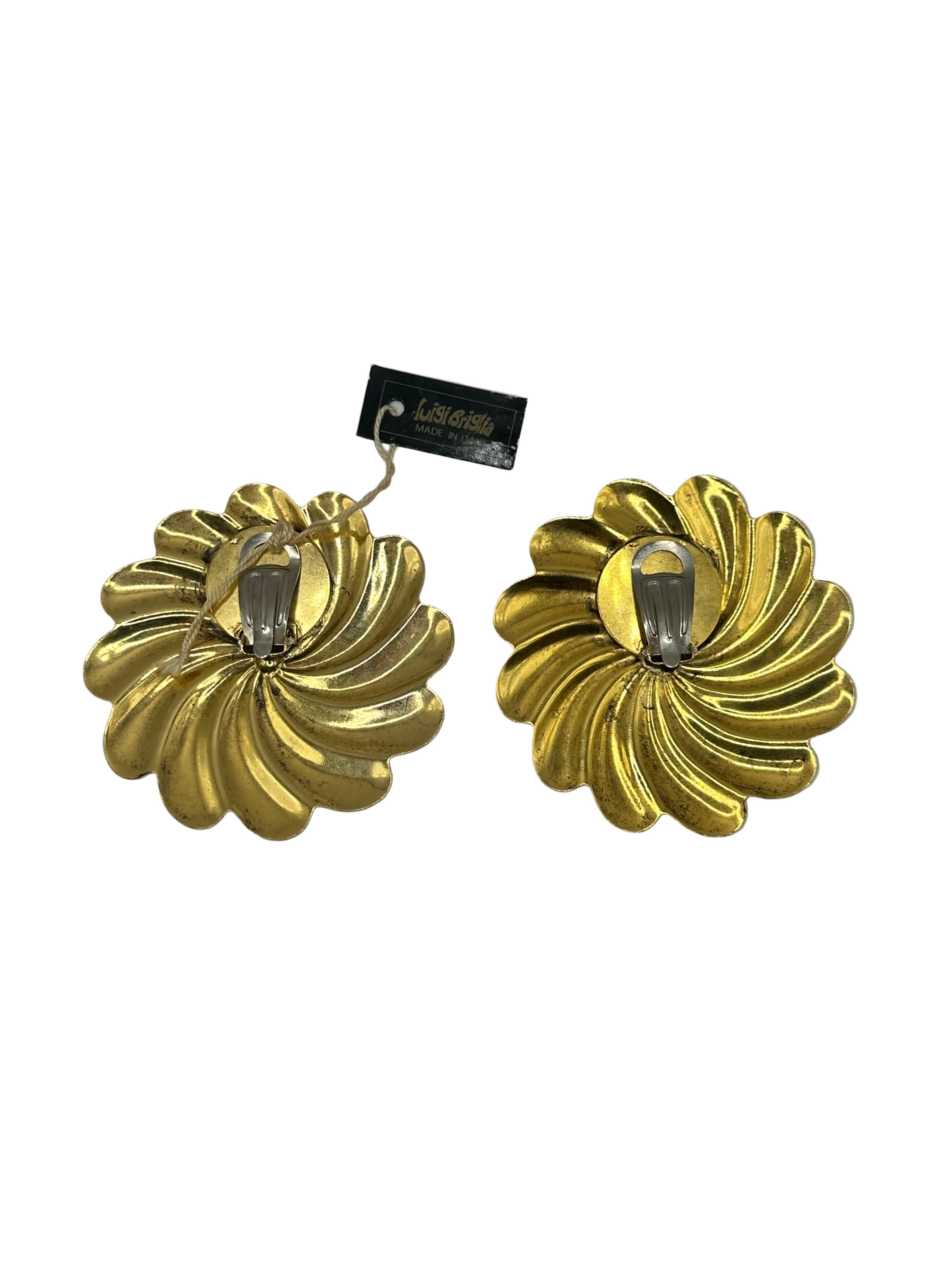 ORECCHINI VINTAGE LUIGI BRIGLIA “SOLE BAROCCO”