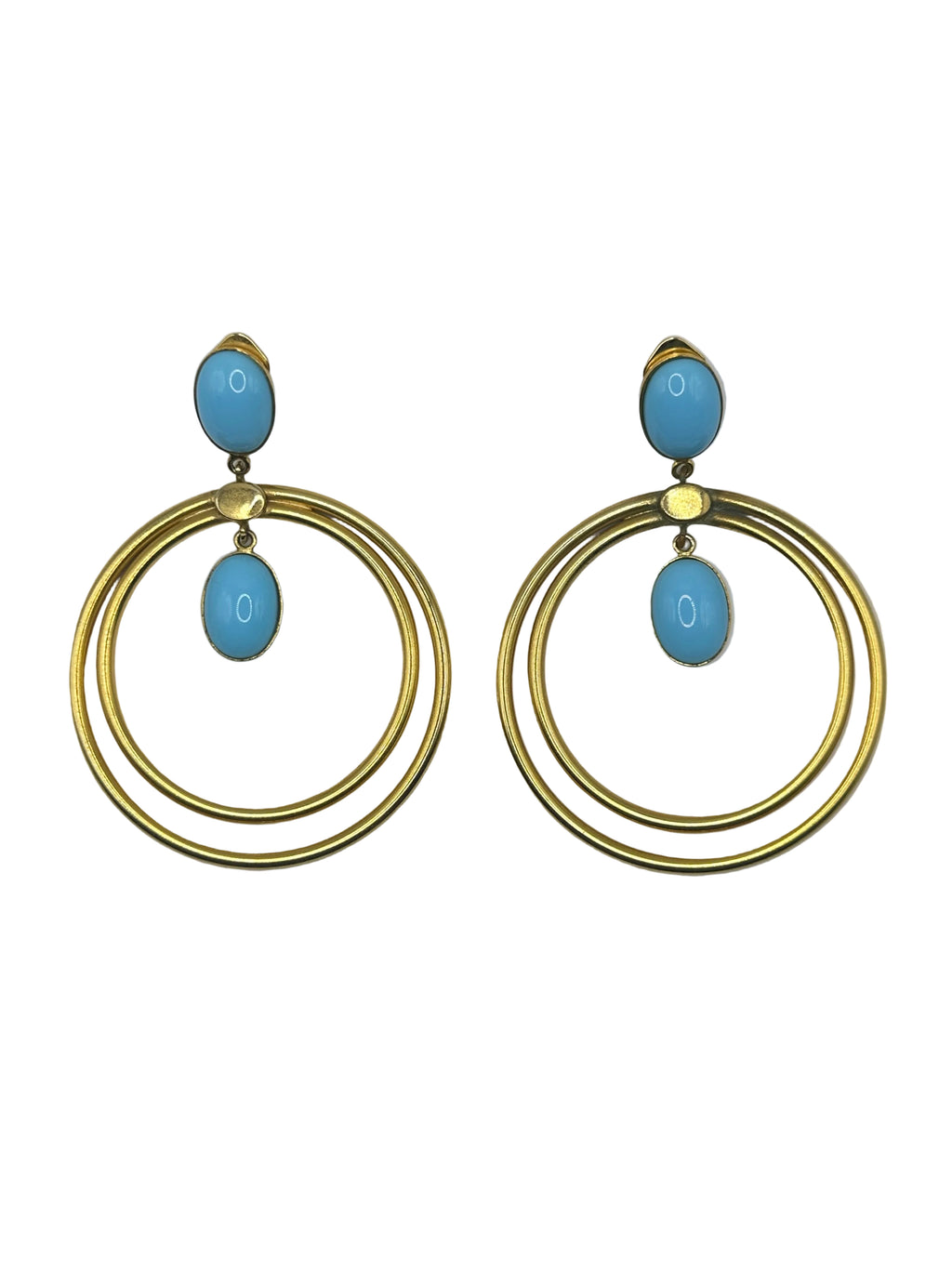 ORECCHINI VINTAGE “AZURE ORBIT”
