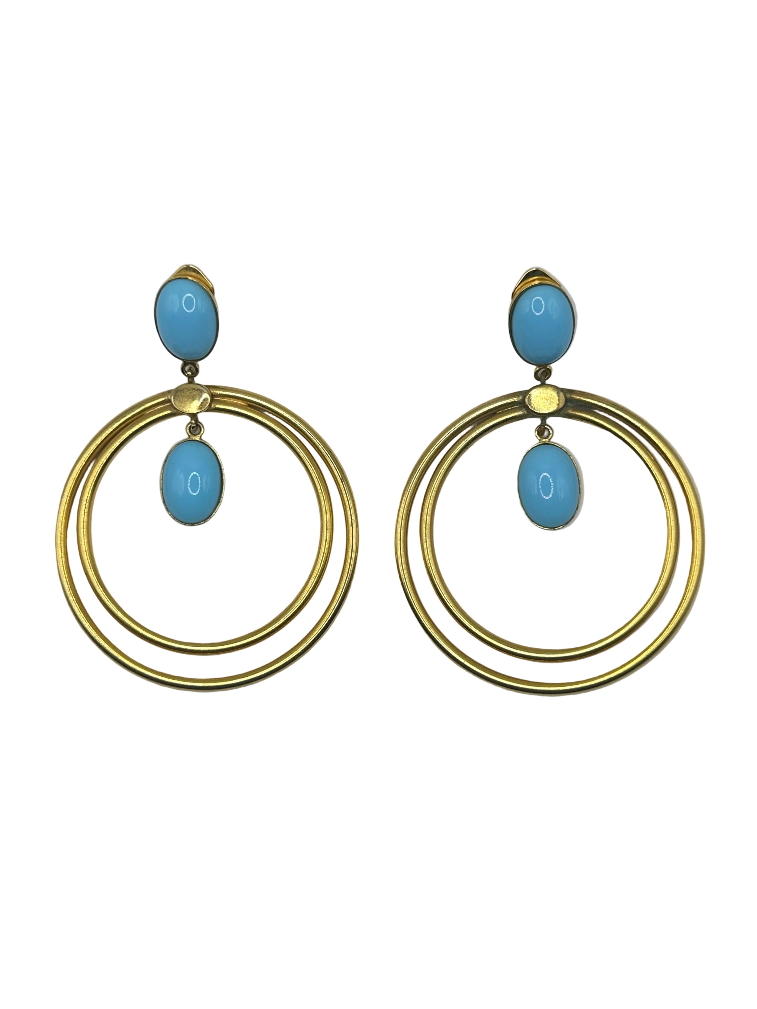 ORECCHINI VINTAGE “AZURE ORBIT”
