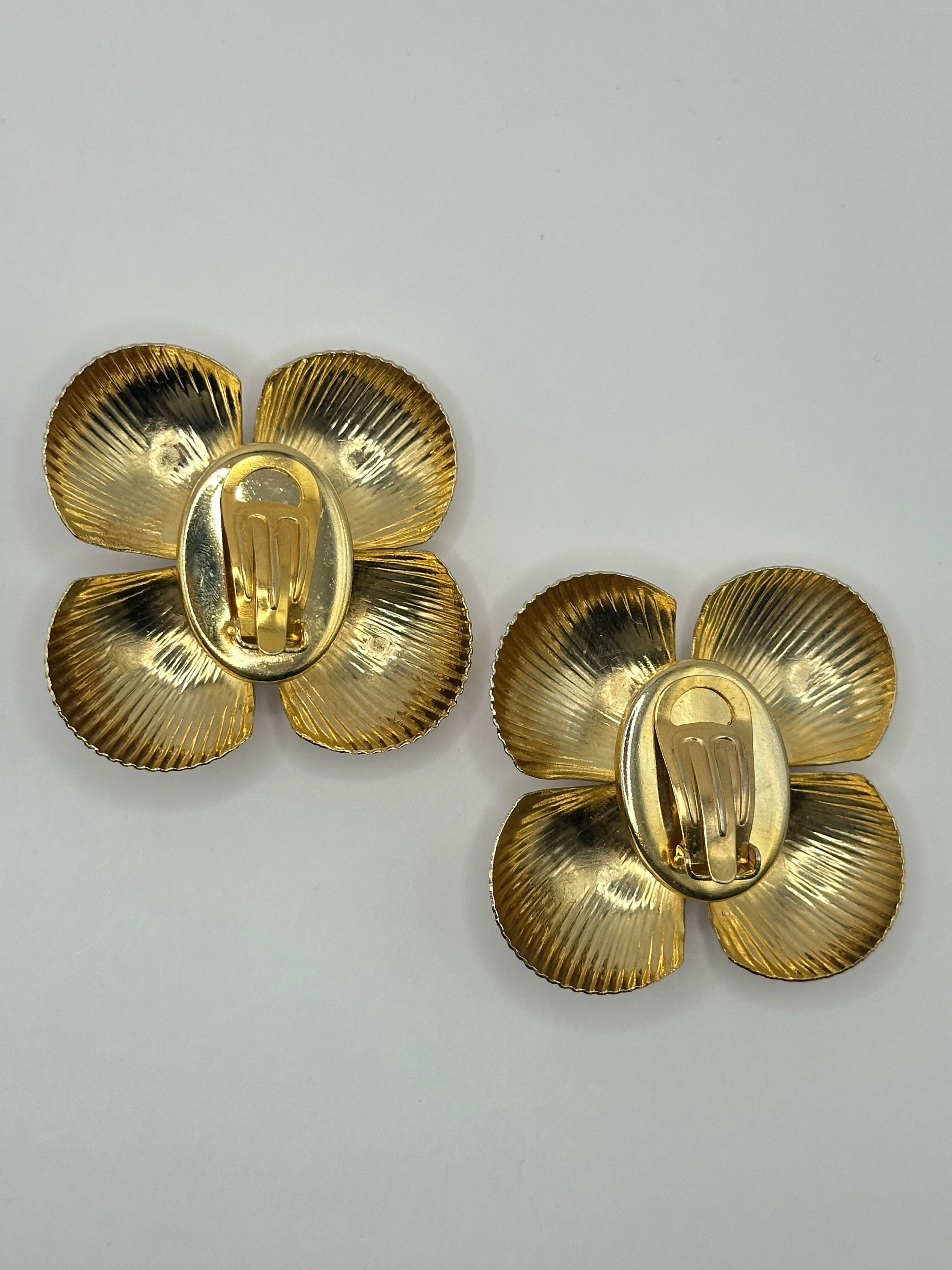 ORECCHINI VINTAGE "FIORE DI CORALLO"