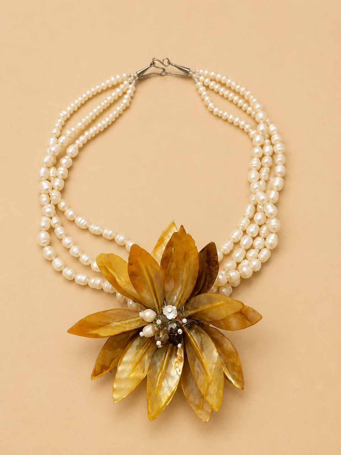 COLLANA VINTAGE IMPERIAL FLOWER - ANNI '80