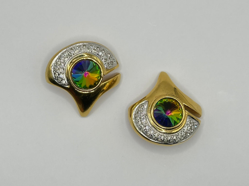 ORECCHINI VINTAGE "AURORA PRISM"