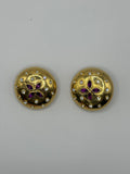 ORECCHINI VINTAGE "IMPERIAL VIOLET"