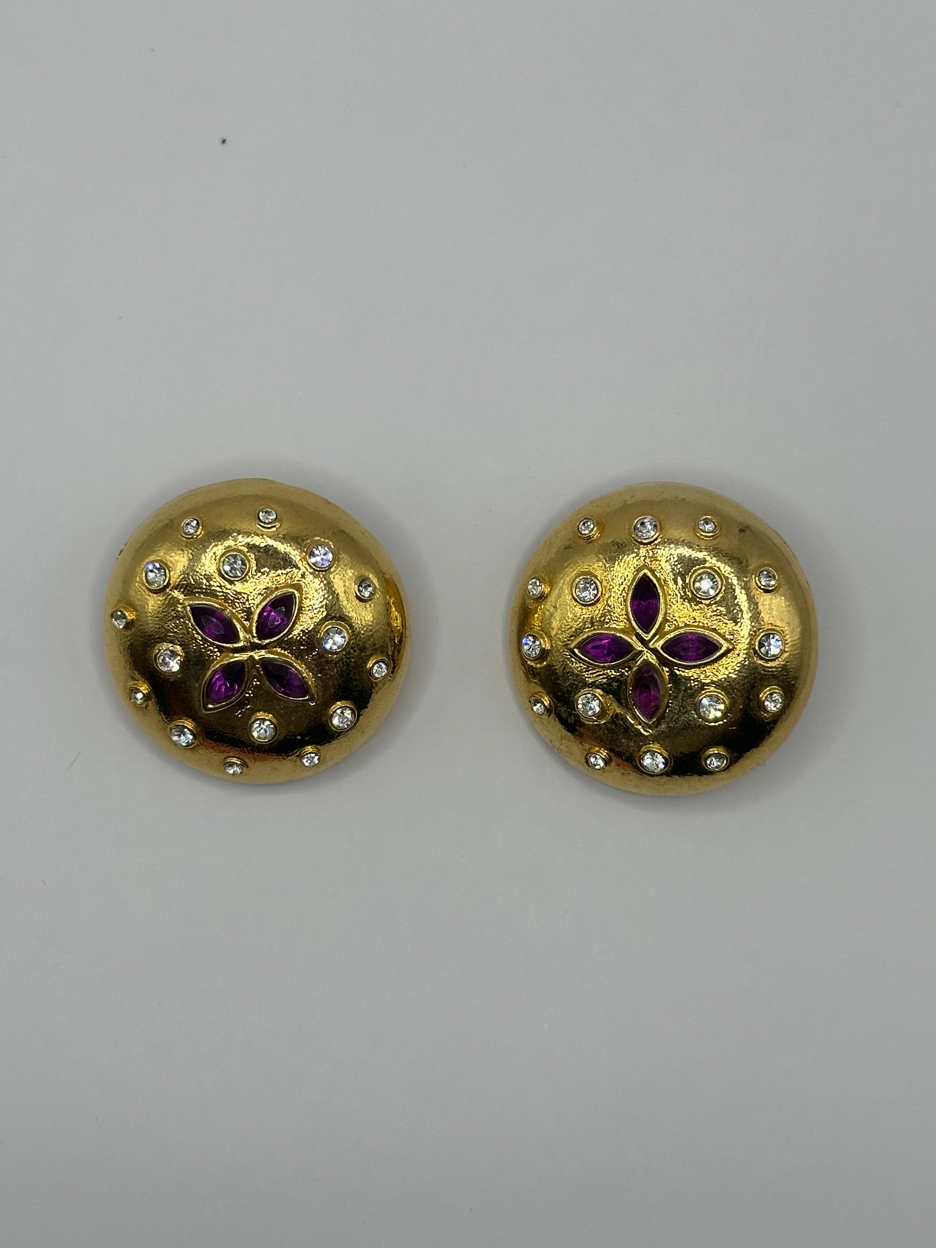 ORECCHINI VINTAGE "IMPERIAL VIOLET"