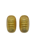 ORECCHINI VINTAGE “GOLDEN RIBS”