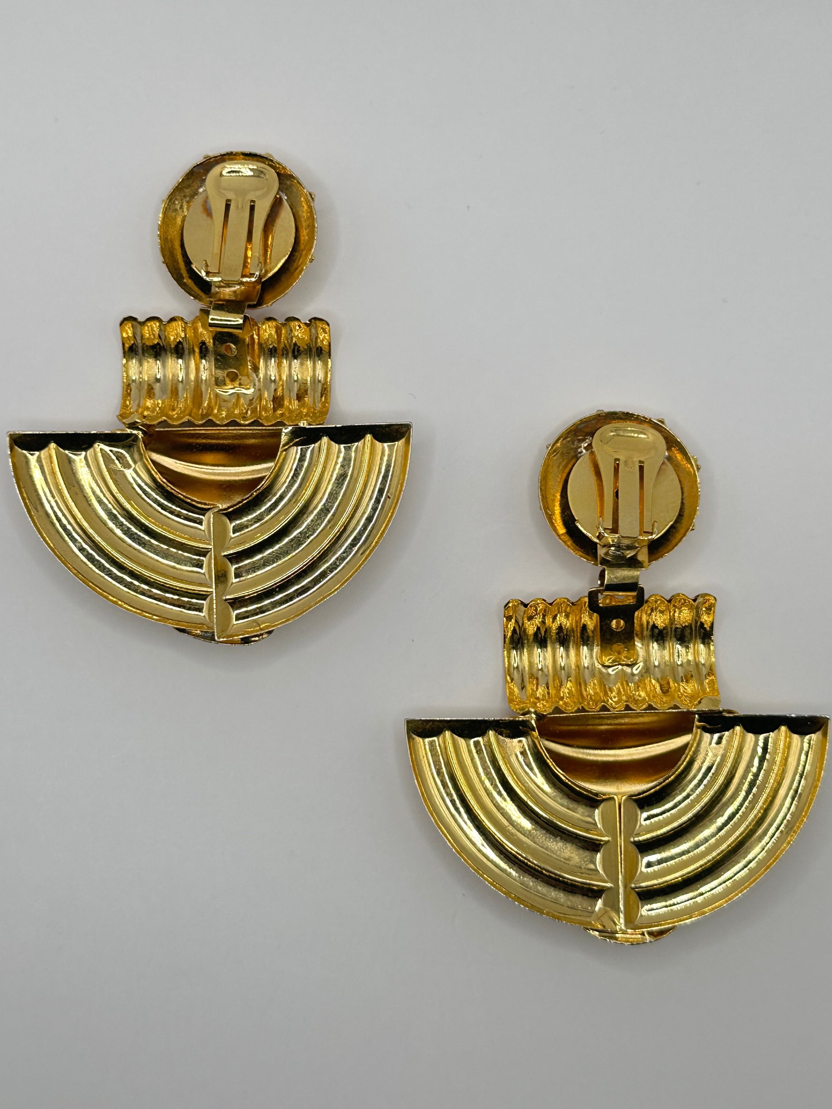 ORECCHINI VINTAGE "DECÓ IMPERIALE"- ANNI 80