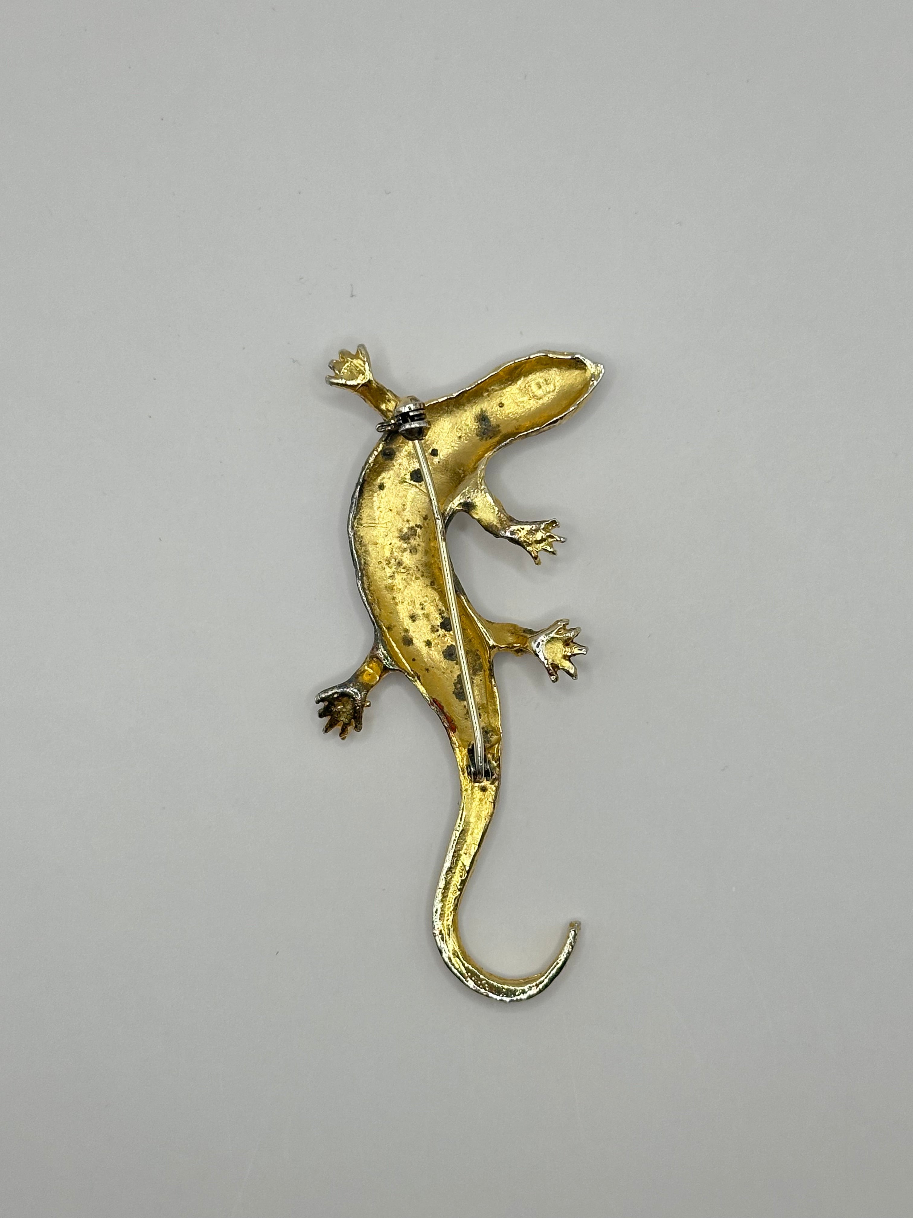 SPILLA VINTAGE “SALAMANDRA IMPERIALE”  -ANNI 80