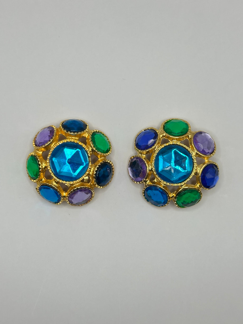 ORECCHINI VINTAGE "GEMME DI CAPRI"