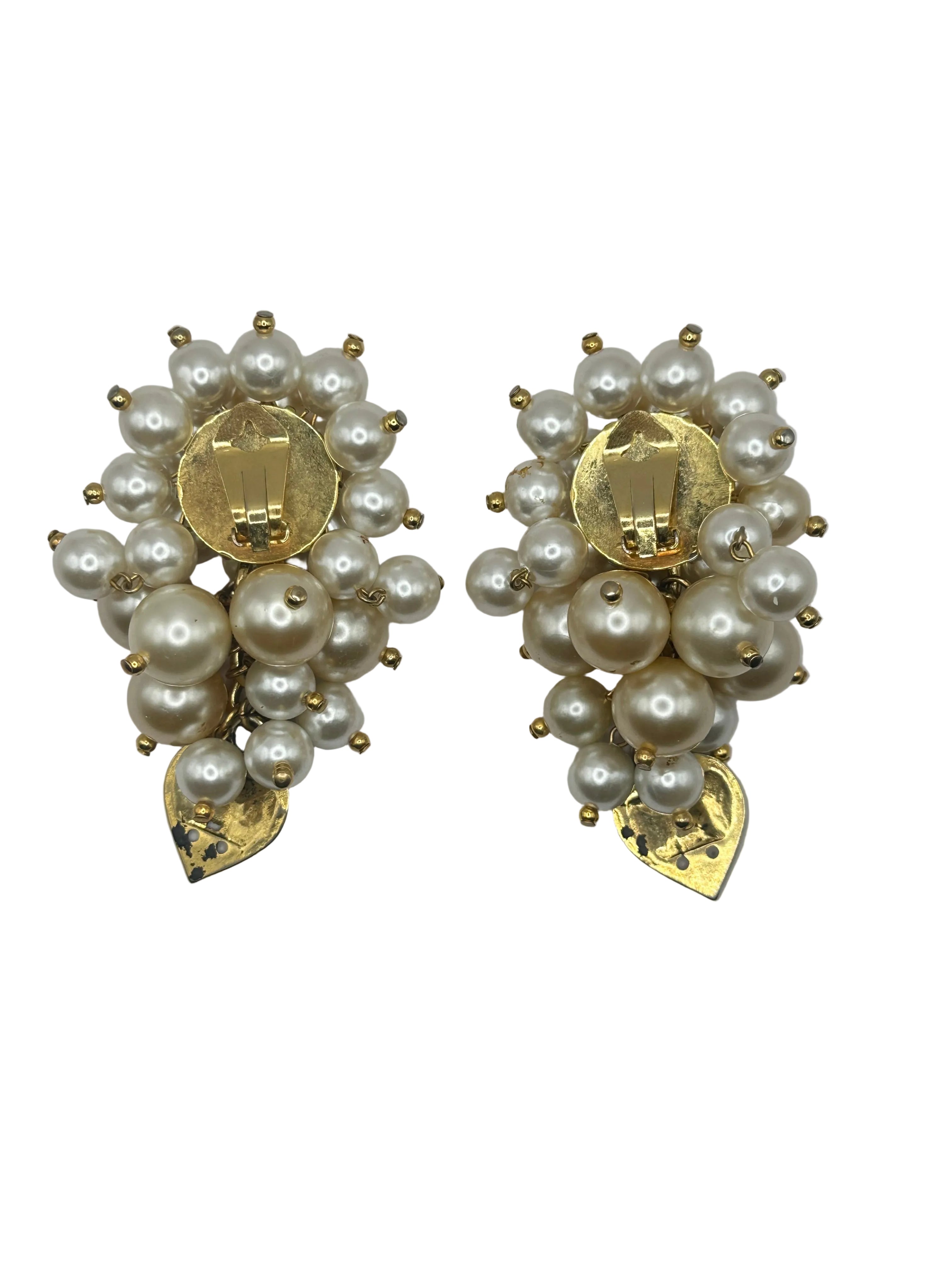 ORECCHINI VINTAGE “GRAPPE DI PERLE”