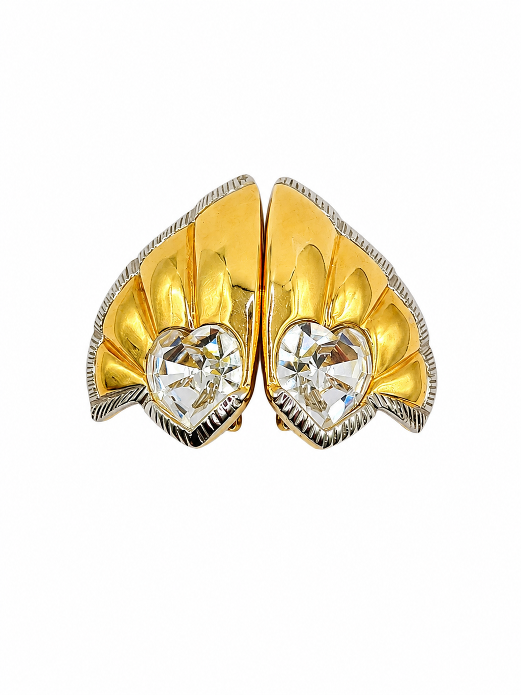 ORECCHINI VINTAGE "CUORE DI CRISTALLO"