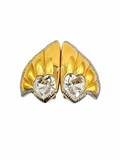 ORECCHINI VINTAGE "CUORE DI CRISTALLO"