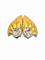 ORECCHINI VINTAGE "CUORE DI CRISTALLO"