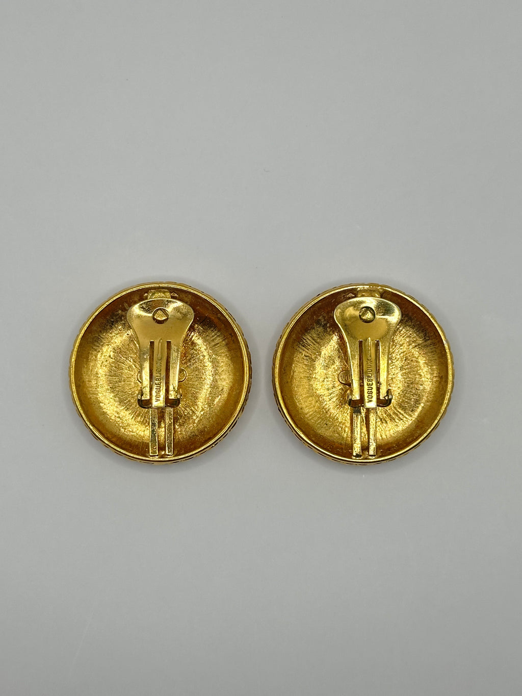 ORECCHINI VINTAGE VOGUE BIJOUX " ROMAN MEDALLION"
