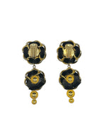 ORECCHINI VINTAGE “ROSE NOIR”