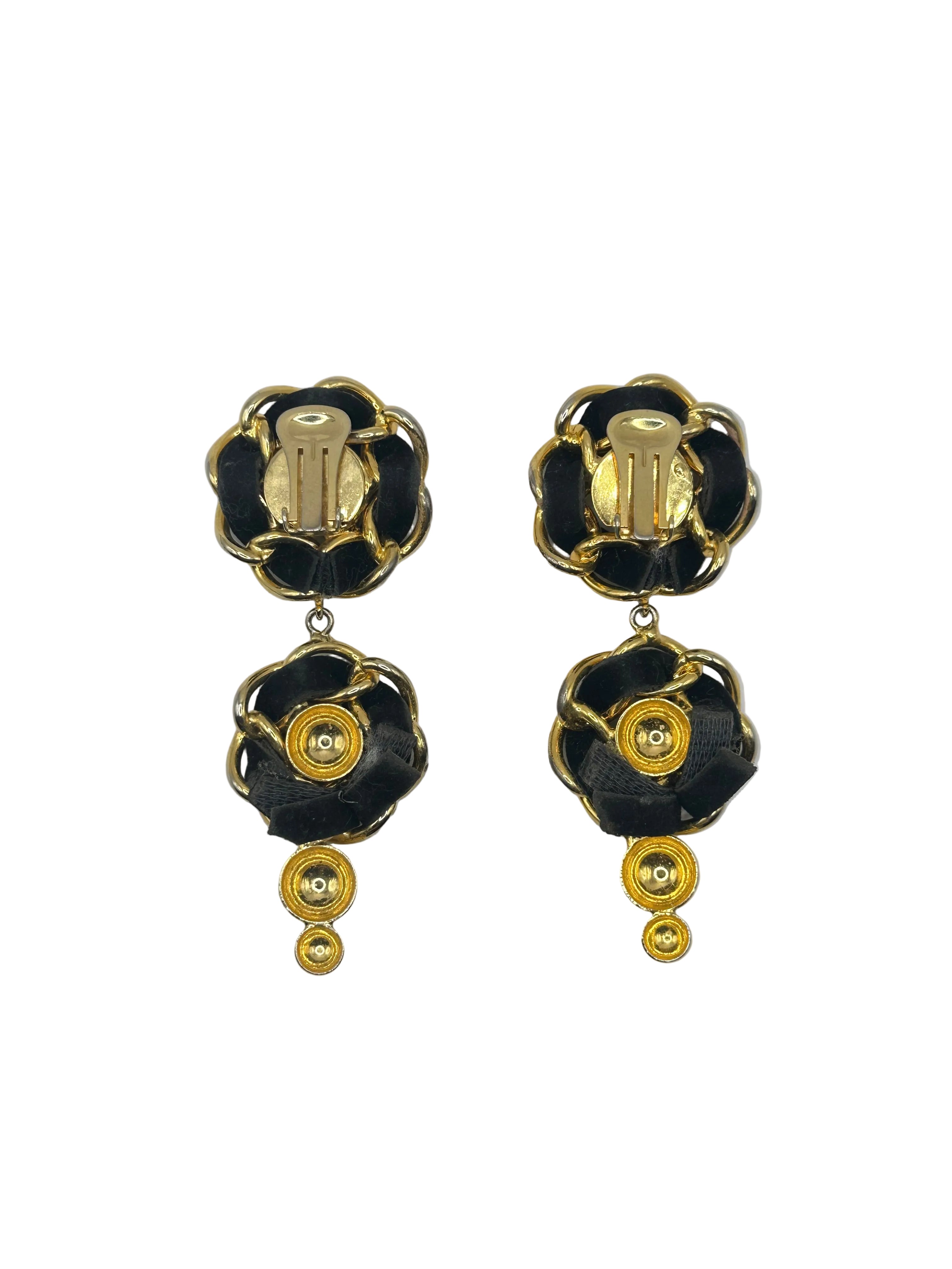 ORECCHINI VINTAGE “ROSE NOIR”