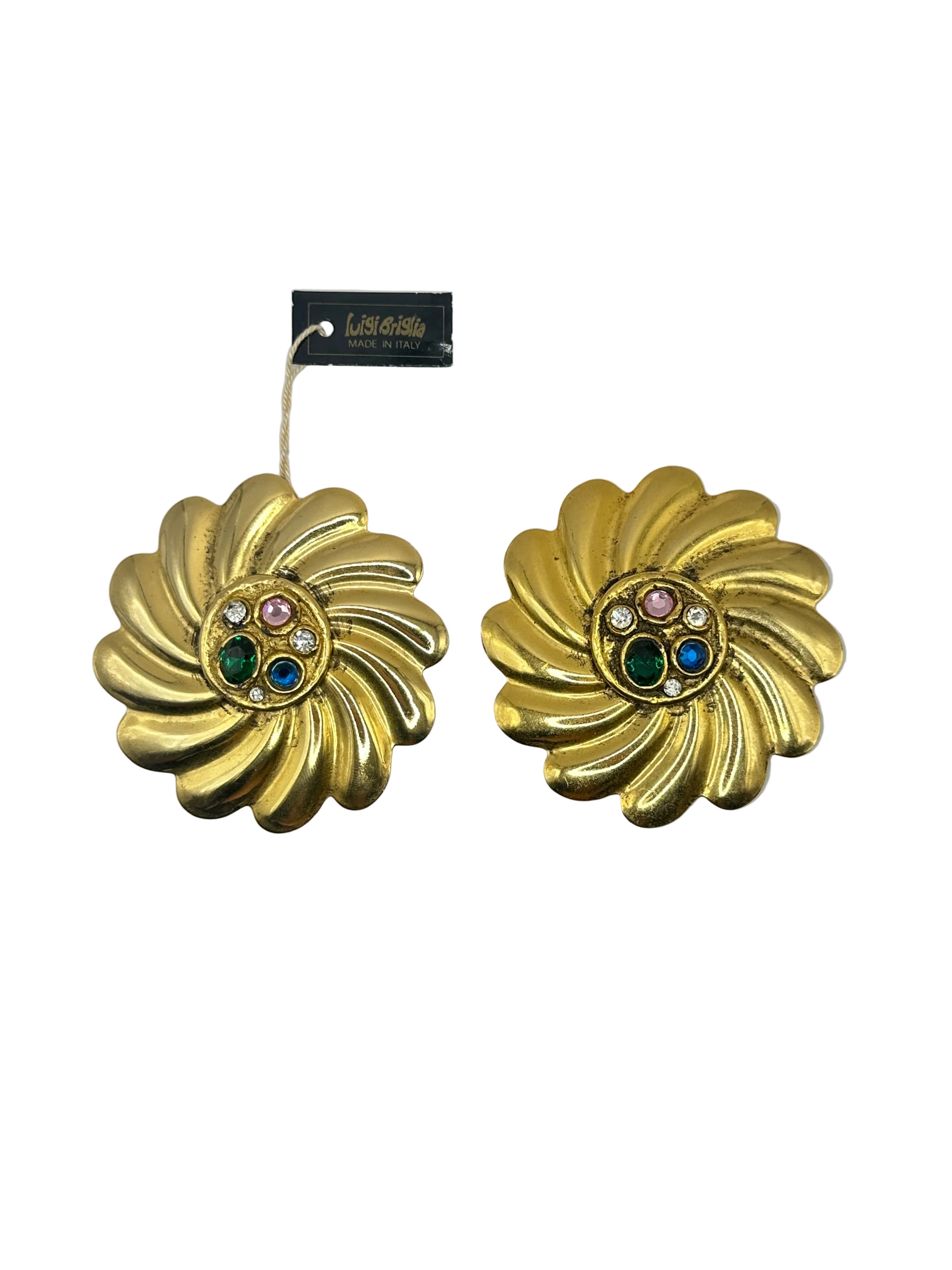 ORECCHINI VINTAGE LUIGI BRIGLIA “SOLE BAROCCO”