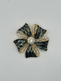 SPILLA VINTAGE " FIORE NOIR COUTURE"