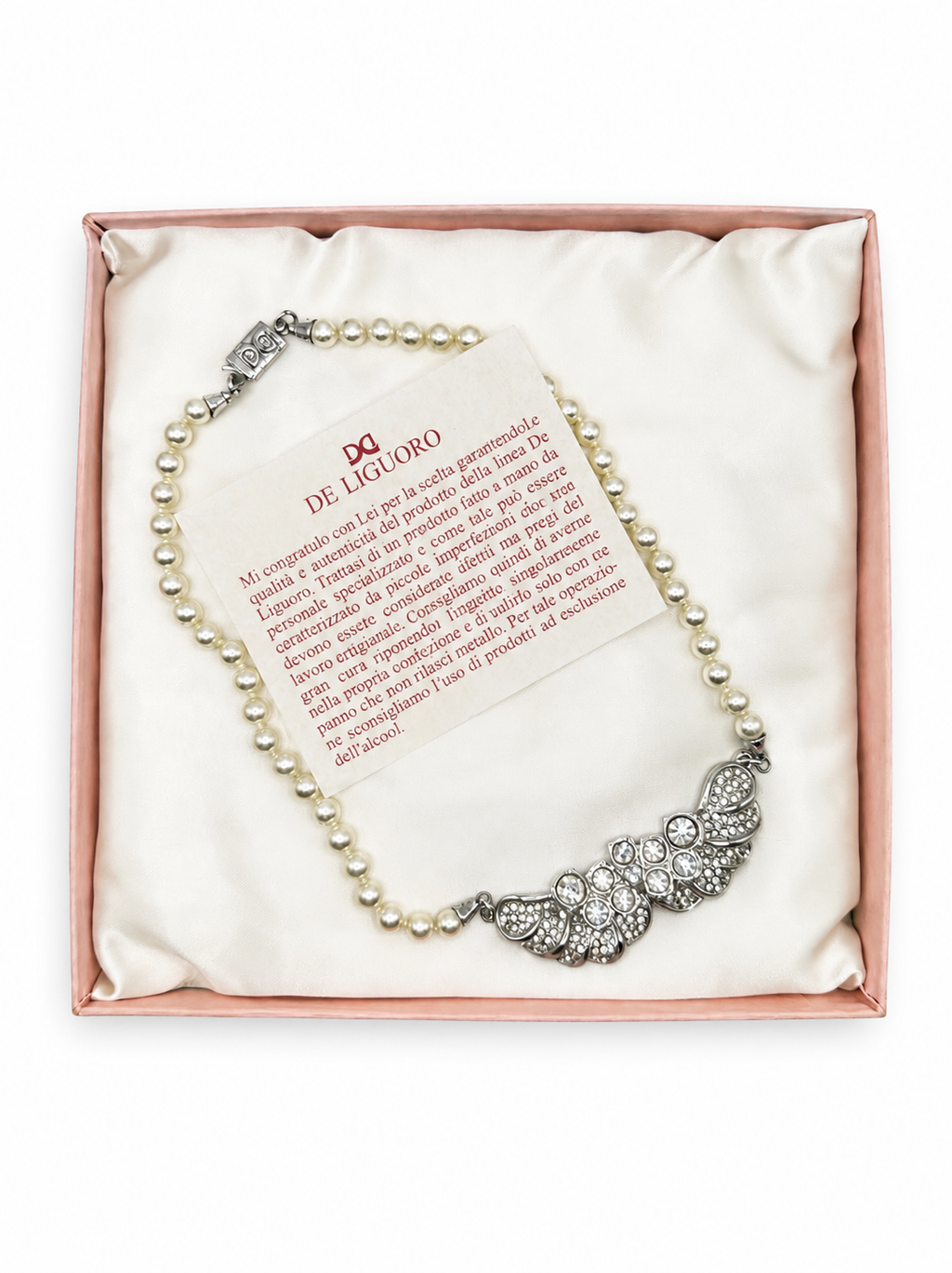 GIANNI DE LIGUORO VINTAGE – COLLANA PERLE "LUMÍERE"